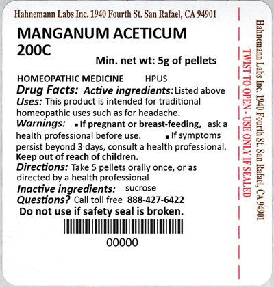 Manganum Aceticum 200c 5g (Manganum Aceticum 200c 5g)